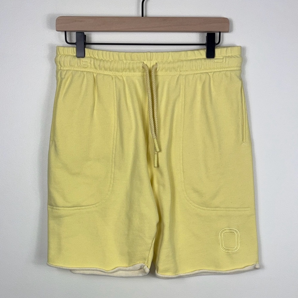 Overtime Sweat Shorts Basketball Yellow Size Small Cotton Unisex